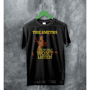 The Smiths The World Wont Listen Tour Rock Band Music Graphic T-Shirt